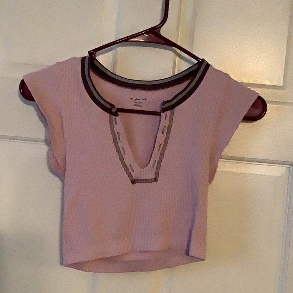 Out from under Go For Gold seamless top from Urban Outfitters